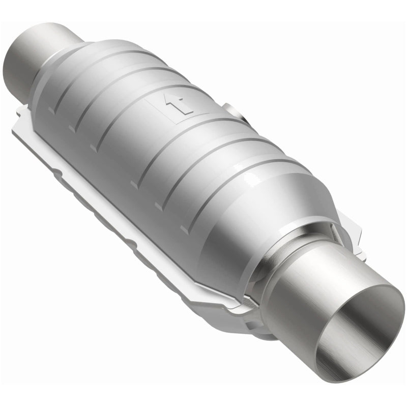Magnaflow Universal Catalytic Converter 2in Center/Center Round 11in Body - Fits Acura CL, Honda Accord, Ford Explorer, and More