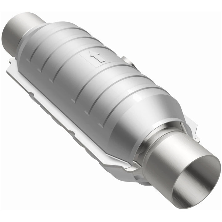 Magnaflow Universal Catalytic Converter 2in Center/Center Round 11in Body - Fits Acura CL, Honda Accord, Ford Explorer, and More