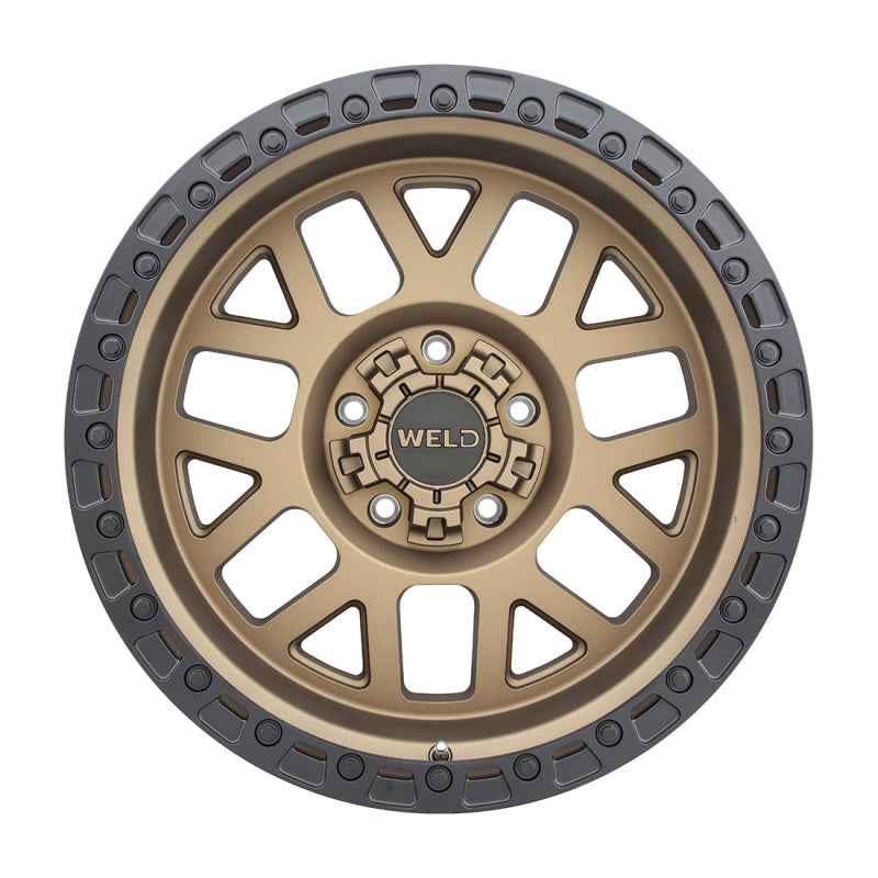 Weld Cinch Cast Wheel 17x9 - 6x135 / 6x139.7 ET-12 Satin Bronze / Satin Black