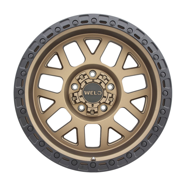 Weld Off-Road W115 17X10 Wheel – 6X135/6X139.7 Bolt Pattern for ET-25 BS4.50 Center Bore 106.1 Satin Bronze/Satin Black - OneFastShop