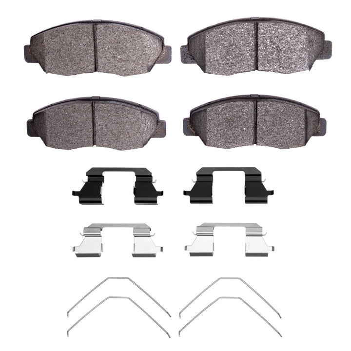 R1 96-15 Honda Civic Front Performance Sport Pads and Hardware Kit