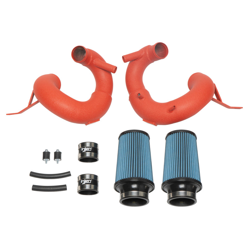 Injen Short Ram Air Intake Wrinkle Red for 18-20 Kia Stinger 3.3L Twin Turbo