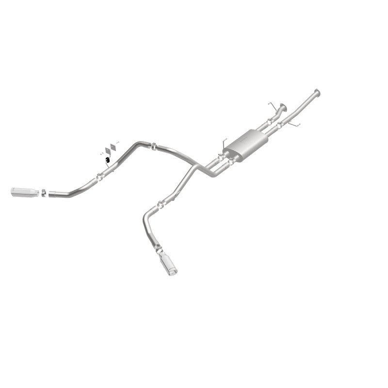 Magnaflow Street Series Cat-Back Exhaust System for Toyota Tundra 4.6L/5.7L V8 SS 2.5 Dual Split Rear 4in Tip - OneFastShop