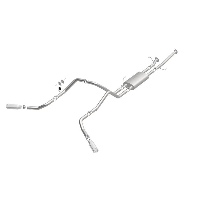 Magnaflow Street Series Cat-Back Exhaust System for Toyota Tundra 4.6L/5.7L V8 SS 2.5 Dual Split Rear 4in Tip - OneFastShop