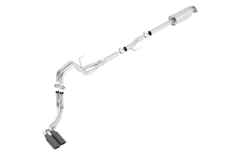 Borla Cat-Back Exhaust ATAK System Black Chrome for 15-16 Ford F-150 3.5L EcoBoost Ext. Cab Std. Bed - OneFastShop