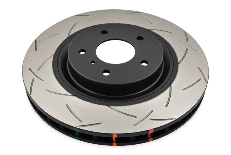 DBA Front Slotted 4000 Series Brake Rotor High Carbon Heat Treated Iron Brembo Compatible 03-07 Nissan 350Z 03-04 Infiniti G35