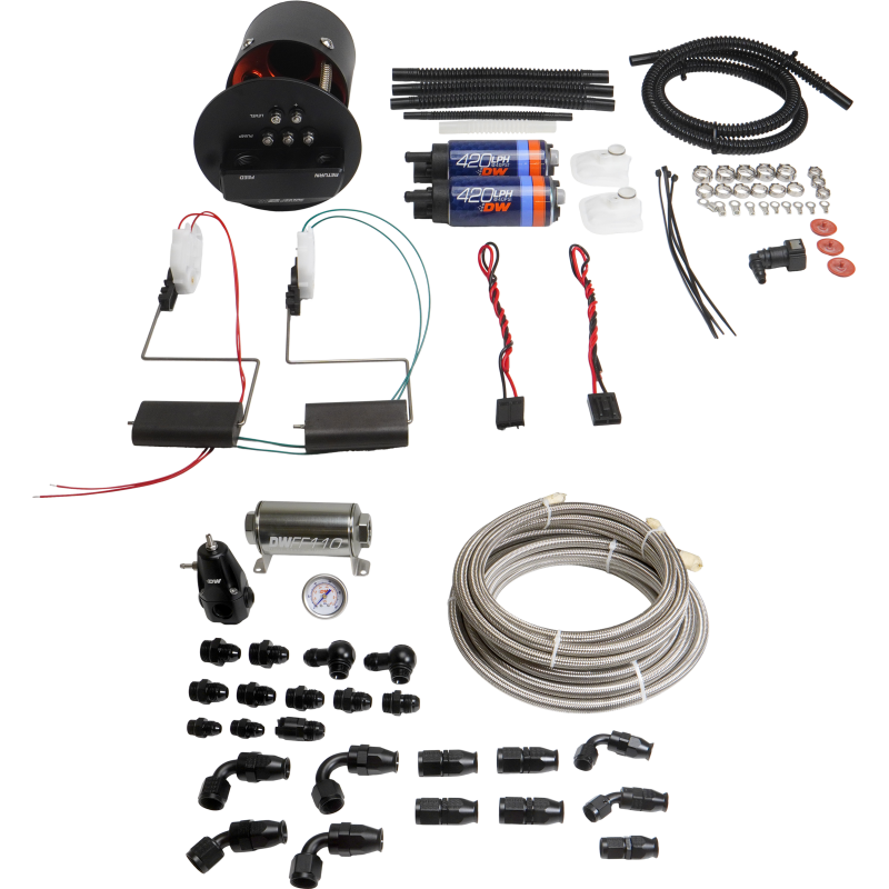 DeatschWerks X2 Module with DW420 Pumps and PTFE Plumbing Kit for BMW 3-Series E36/E46