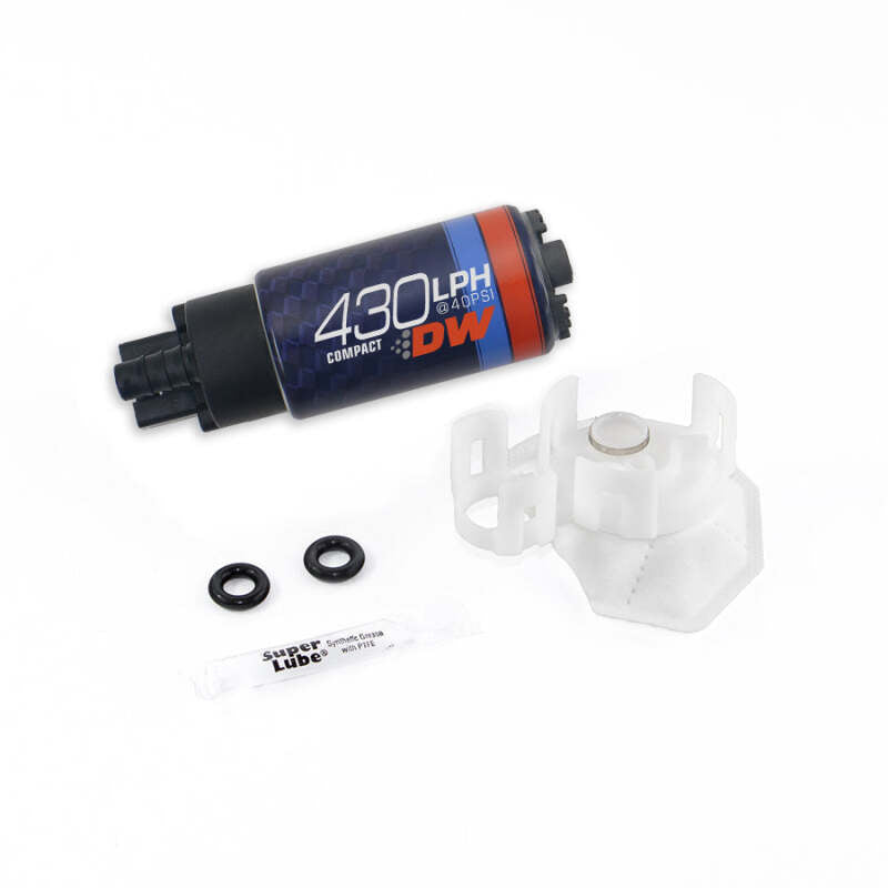 DeatschWerks DW430C 430lph Compact Fuel Pump for Mitsubishi EVO X / 12-16 Honda Civic