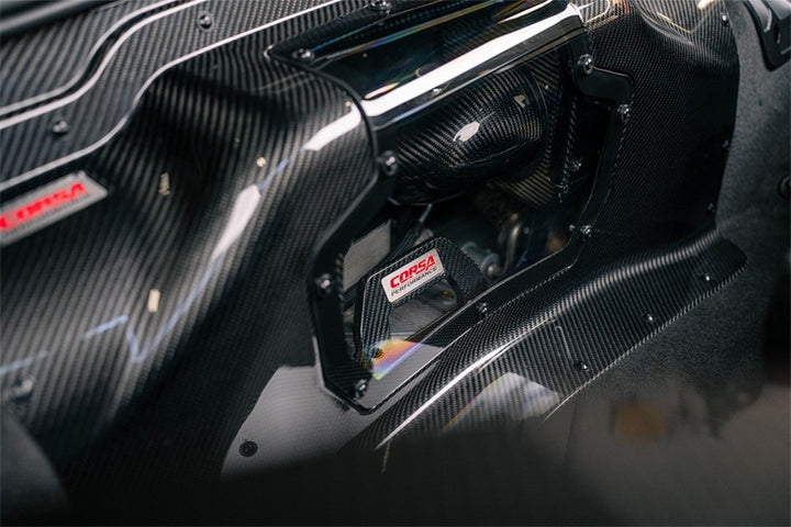 Corsa 23+ Chevy C8 Z06 Carbon Fiber Air Intake With DryTech Filter