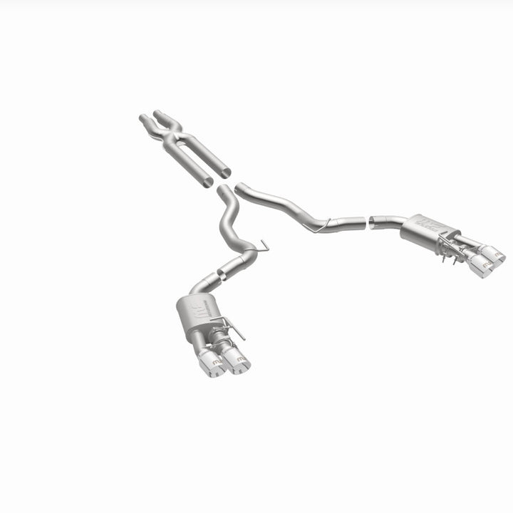 MagnaFlow Cat-Back Exhaust System 2018-2023 Ford Mustang GT 5.0L Competition Dual Exit 4in Tips - OneFastShop