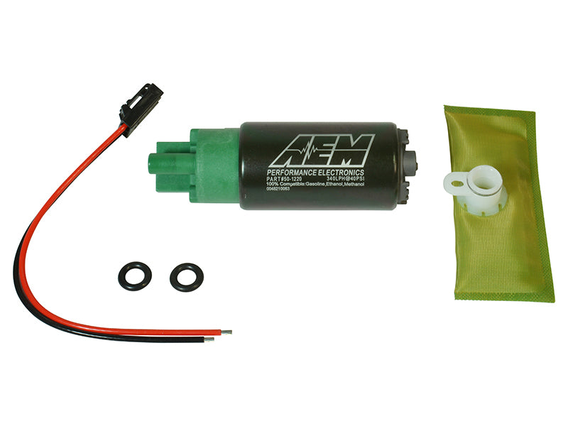 AEM 340LPH 65mm Fuel Pump Kit w/o Mounting Hooks - Ethanol Compatible