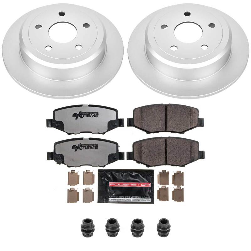 PowerStop Z36 Rear Coated Brake Kit - Jeep Wrangler JK 2007-2018