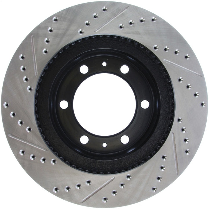 StopTech SportStop Slotted Rotors for 07-08 FJ Cruiser, 05-08 Tacoma, 03-08 4Runner 319mm Disc - OneFastShop