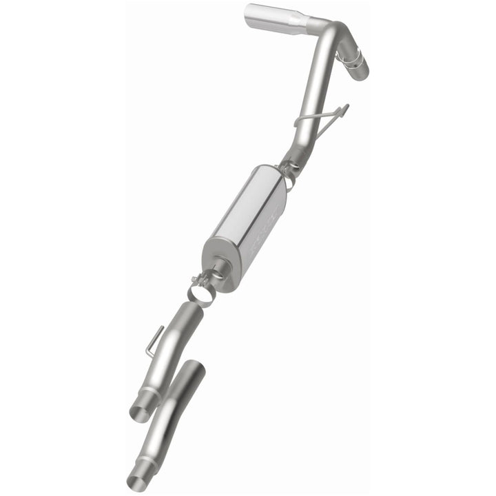 Magnaflow SS Catback Exhaust for 2011-2014 Ford F-150 3.7L/5.0L/6.2L Single Rear Exit with 4in Stainless Steel Tips - OneFastShop