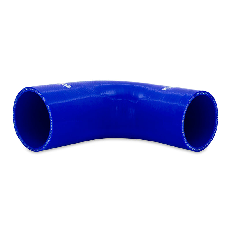 Mishimoto Silicone Reducer Coupler 90Deg 3in-3.25in Blue - OneFastShop