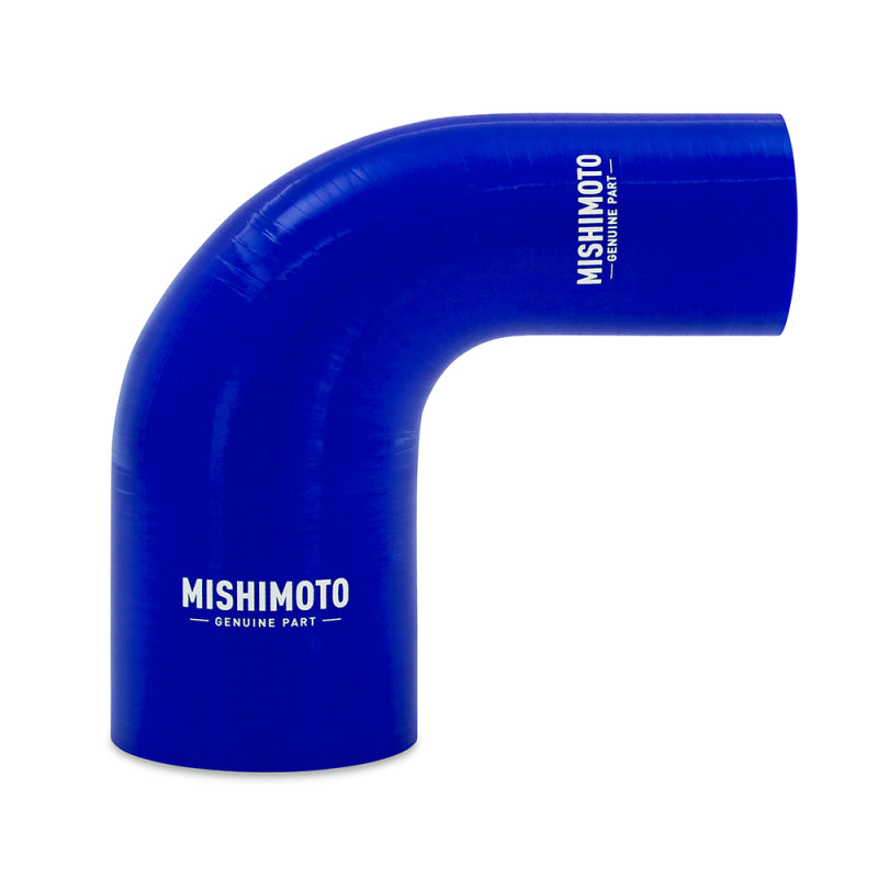 Silicone 90 Degree Reducer Coupler 2in To 3in In Blue - OneFastShop