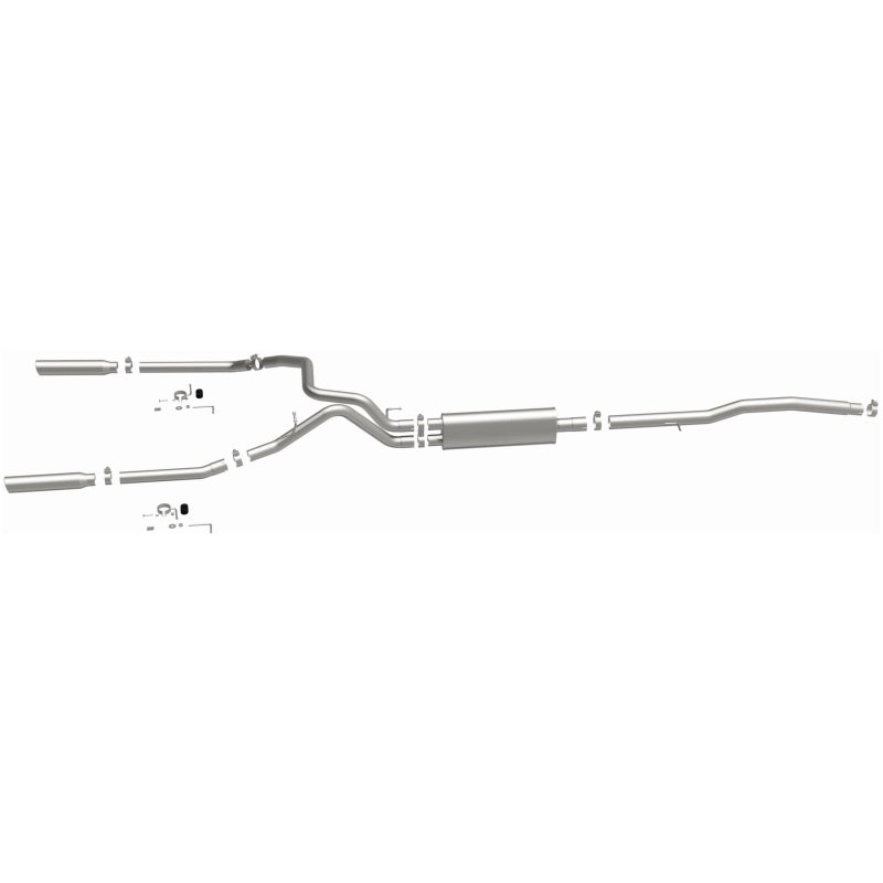 Magnaflow Exhaust System Street Series 3in. Dual Spl for 2005- Dodge Dakota