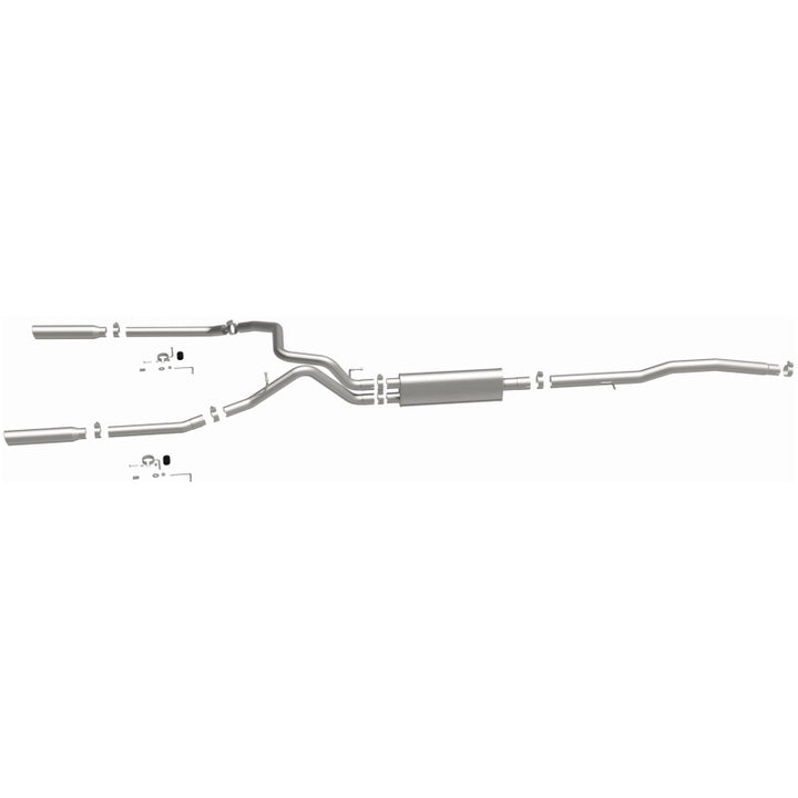 Magnaflow Exhaust System Street Series 3in. Dual Spl for 2005- Dodge Dakota