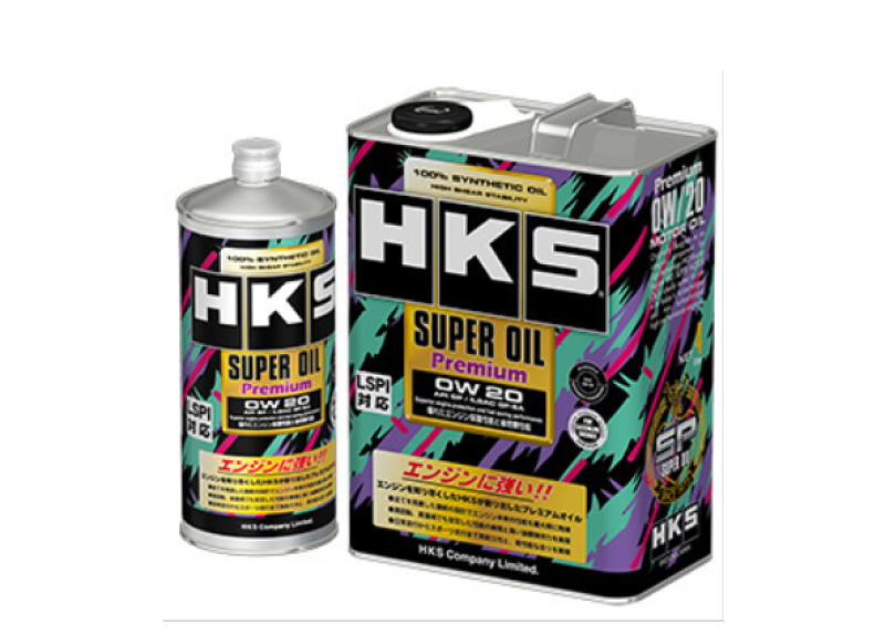 HKS SUPER OIL Premium API SP/ILSAC GF-6A 0W20 1L Motor Oil - OneFastShop