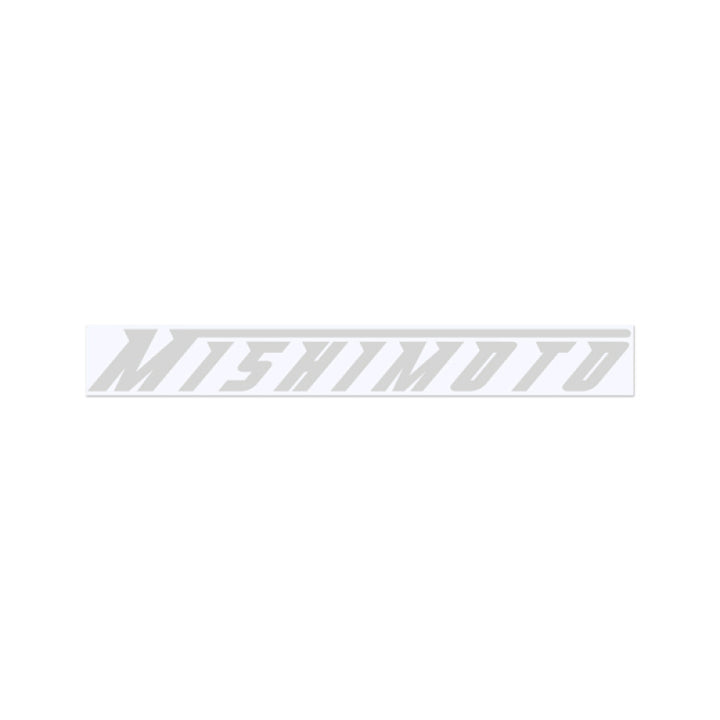 Mishimoto Decal Small Silver Vinyl Sticker For Cars Trucks