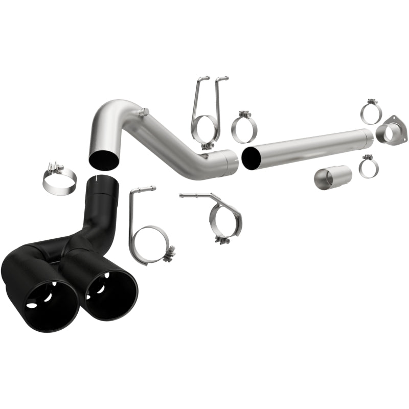 MagnaFlow Black Series Exhaust System for 08-18 Ford F-250/F-350/F-450 4.6L/6.7 - DPF-Back Black 4in Dual Single Rear Exit