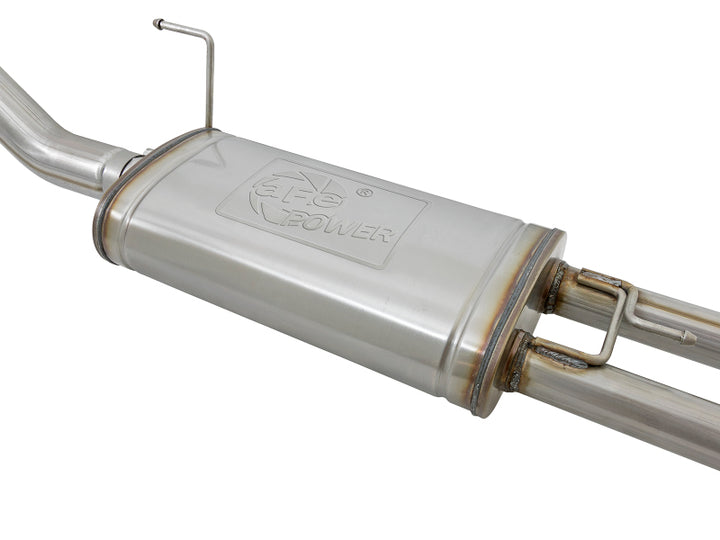 AFe MACHForce XP 2.5in Cat-Back Exhaust System with Black Tip for Nissan Frontier 17-19 V8-5.6L