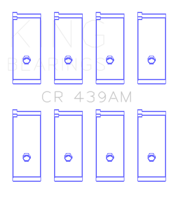 King Connecting Rod Bearing Set for Honda A18A1 A20A1 B20A3 BS1 ES ET1-2