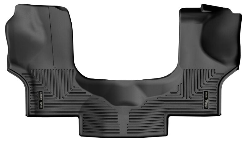 Husky Liners WeatherBeater Black Front Floor Liner - Chevrolet Express, GMC Savana 2015-2023