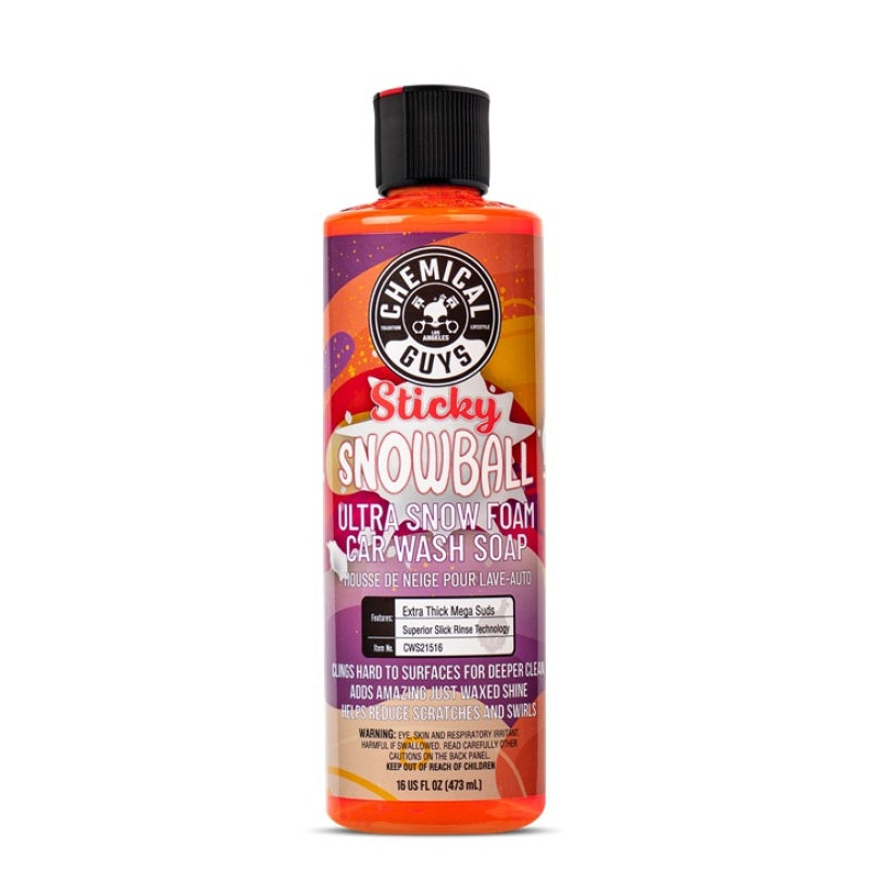 Chemical Guys Sticky Snowball Snow Foam Auto Wash - 16Oz