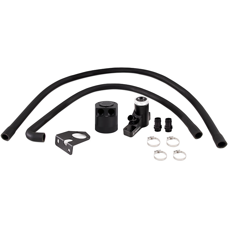 Mishimoto Baffled Oil Catch Can Kit for 2008-2010 Powerstroke Vehicles - OneFastShop