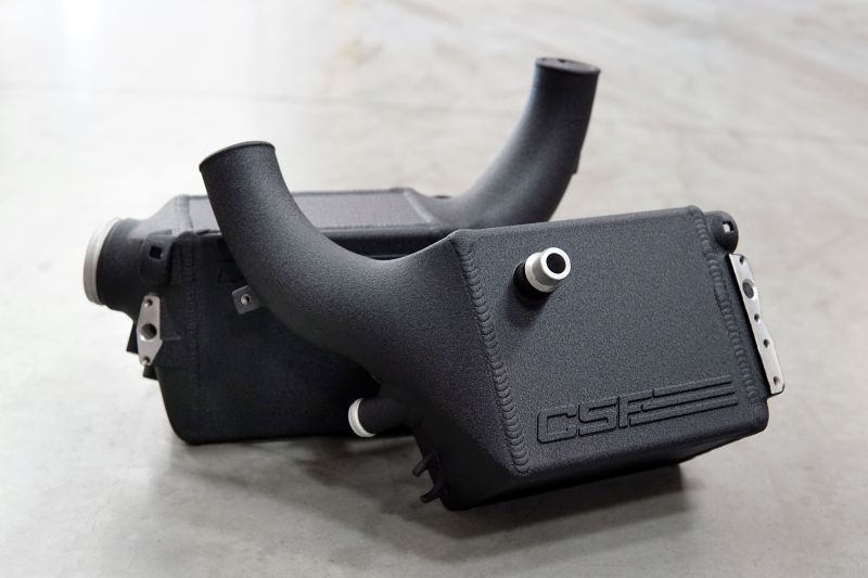 CSF Twin Charge-Air-Cooler Set Crinkle Black for 16-21 BMW M5 F90 / 17-21 BMW M8 F91 F92 F93 - OneFastShop