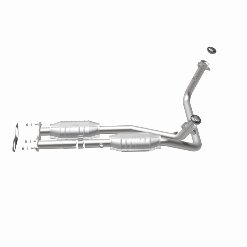 MagnaFlow Catalytic Converter DF Dual Outlet for GM Truck/SUV 96 - OneFastShop