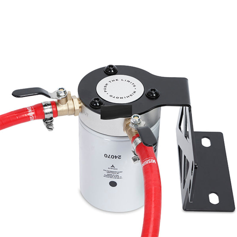 Mishimoto Coolant Filtration Kit - Ford 6.4L Powerstroke 2008-2010 - Red, image 2