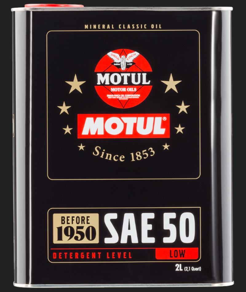 Motul Classic SAE 50 Oil 2L Single Can - OneFastShop