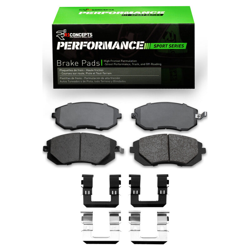 R1 02-07 Subaru WRX Front R1 Performance Sport Pads and Hardware Kit