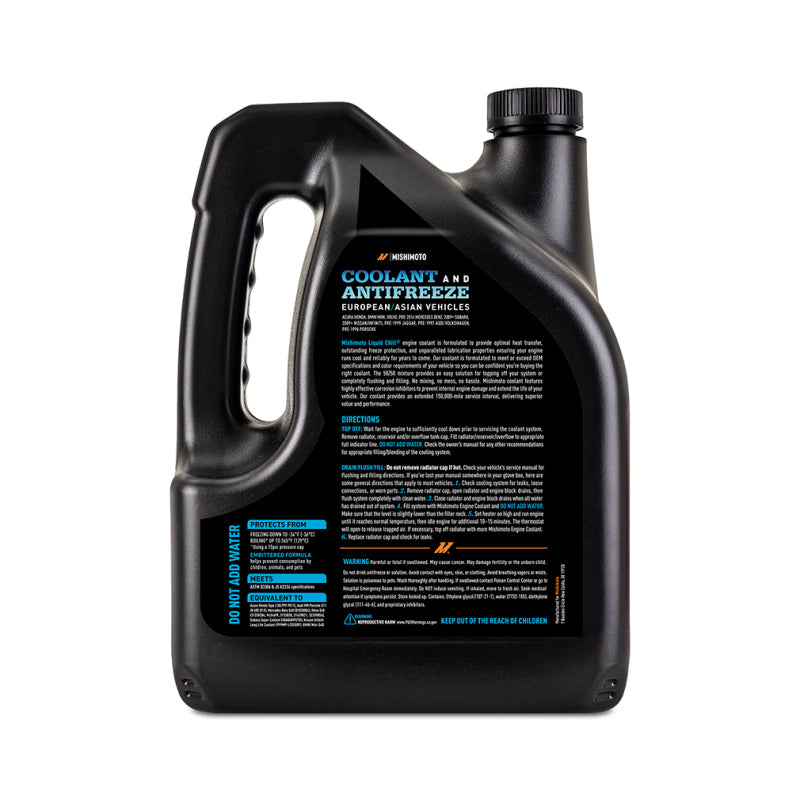 Mishimoto Liquid Chill EG Coolant Blue - European/Asian Vehicles