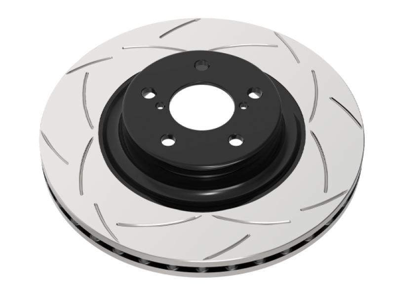 DBA Rear Street T2 Slotted Brake Rotor for 2017 Honda Civic Type-R FK8 EX EX-L