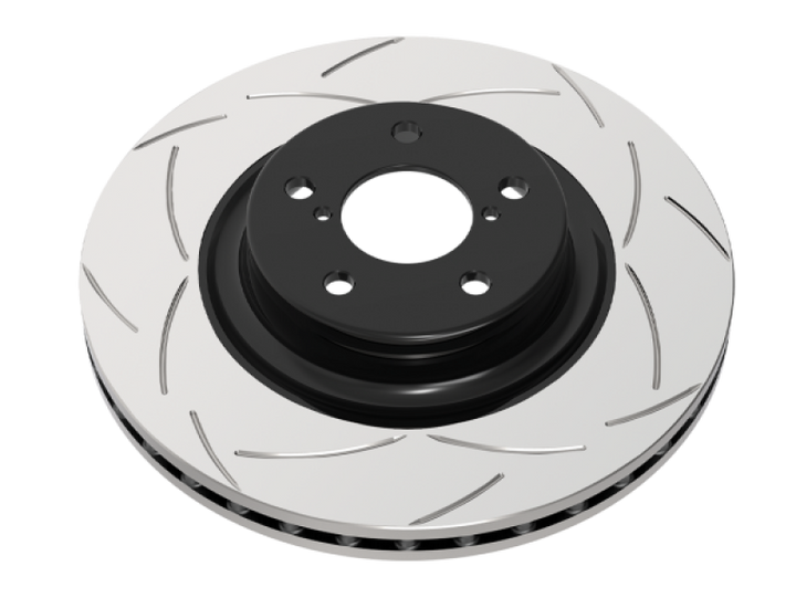 DBA Rear Street T2 Slotted Brake Rotor for 2017 Honda Civic Type-R FK8 EX EX-L