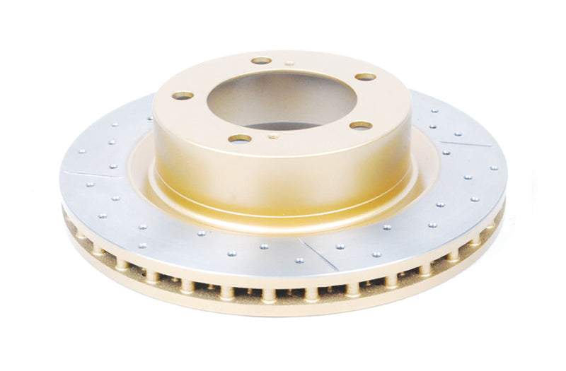 DBA 09-15 Toyota Landcruiser / 10-13 Lexus GX460 Front Drilled & Slotted Street Series Rotor