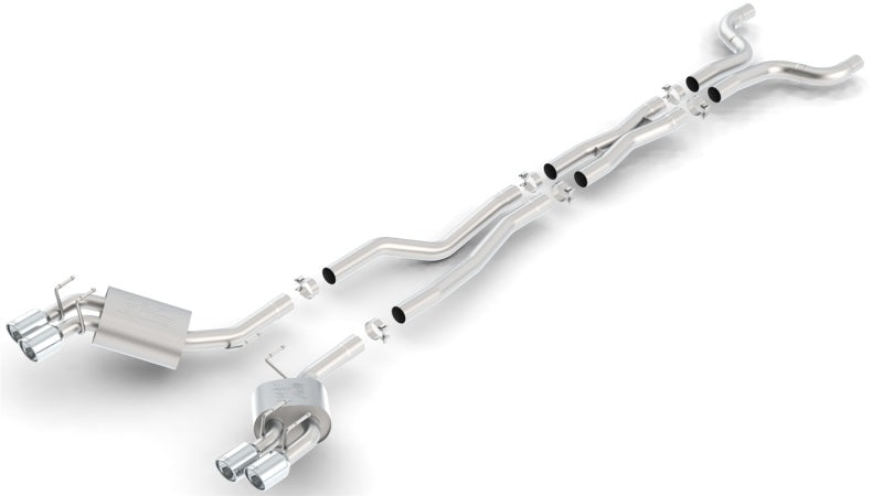 Borla Aggressive ATAK Catback Exhaust for 12-14 Chevrolet Camaro ZL1 Coupe 6.2L 8cyl AT/MT 6spd RWD