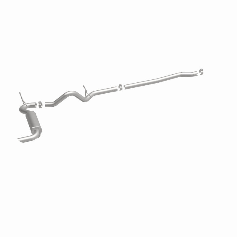 Magnaflow Cat-Back Performance Exhaust for 12-14 Jeep Wrangler 4dr Single Straight Rear P/S Exit Stainless Steel - OneFastShop