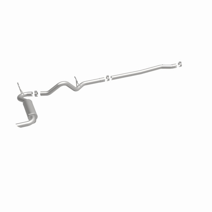 Magnaflow Cat-Back Performance Exhaust for 12-14 Jeep Wrangler 4dr Single Straight Rear P/S Exit Stainless Steel - OneFastShop