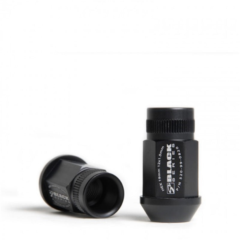 Skunk2 12 x 1.5 Forged Lug Nut Set Black Series 16 Pcs Compatible with Honda Acura Mitsubishi Toyota