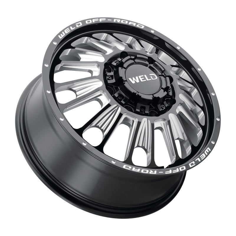 Weld Scorch W121 20X8.25 Gloss Black Front Wheel 8X200 ET108 - Fits MIL 142.2