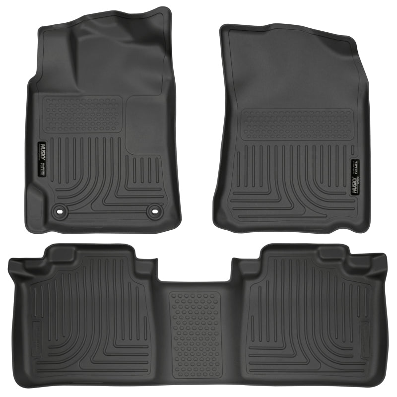 Husky Liners WeatherBeater Combo Black Floor Liners for 2012-2017 Toyota Camry