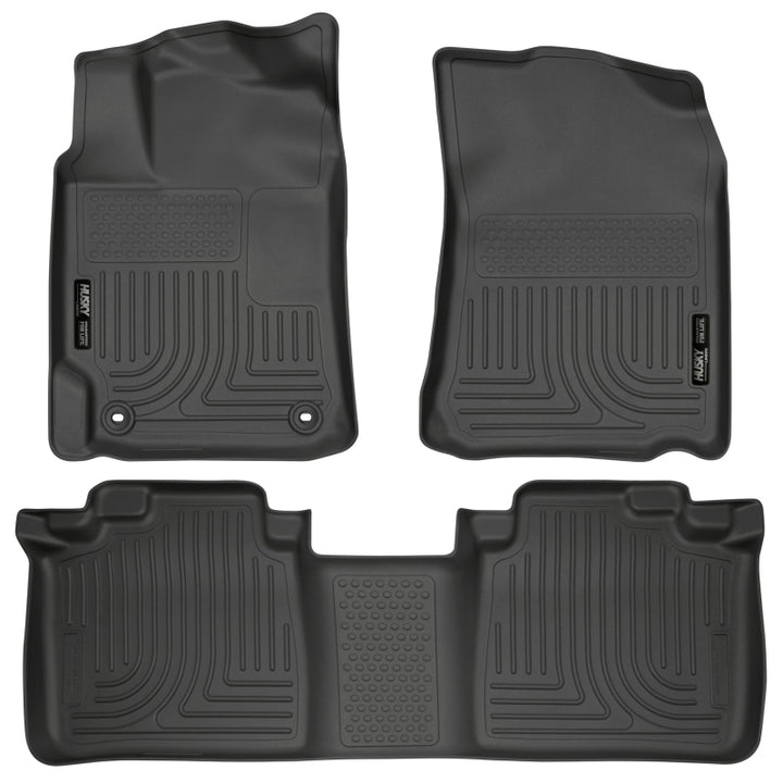 Husky Liners WeatherBeater Combo Black Floor Liners for 2012-2017 Toyota Camry