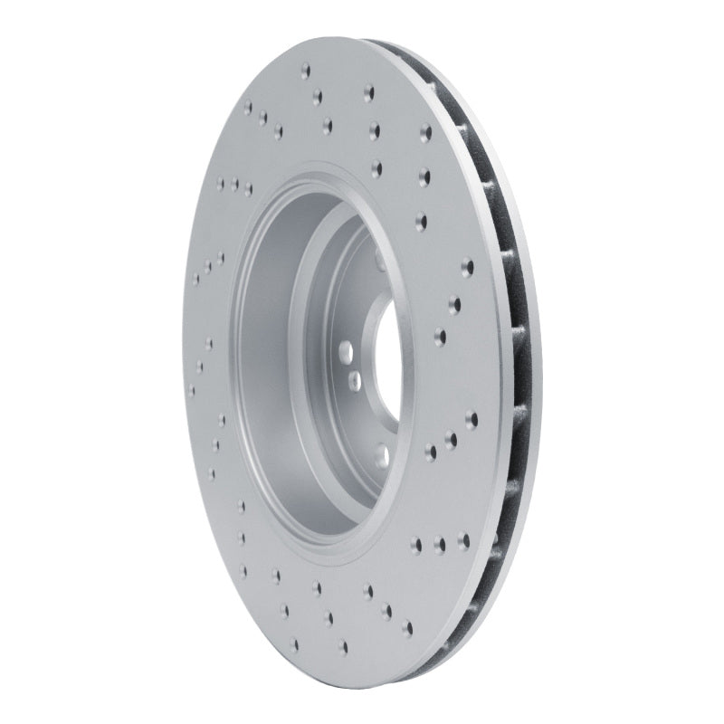 DFC Rear Left Drilled Brake Rotor - BMW 1 Series M / M3 (E9x) 2008-2013 - GeoSpec Coated, image 2