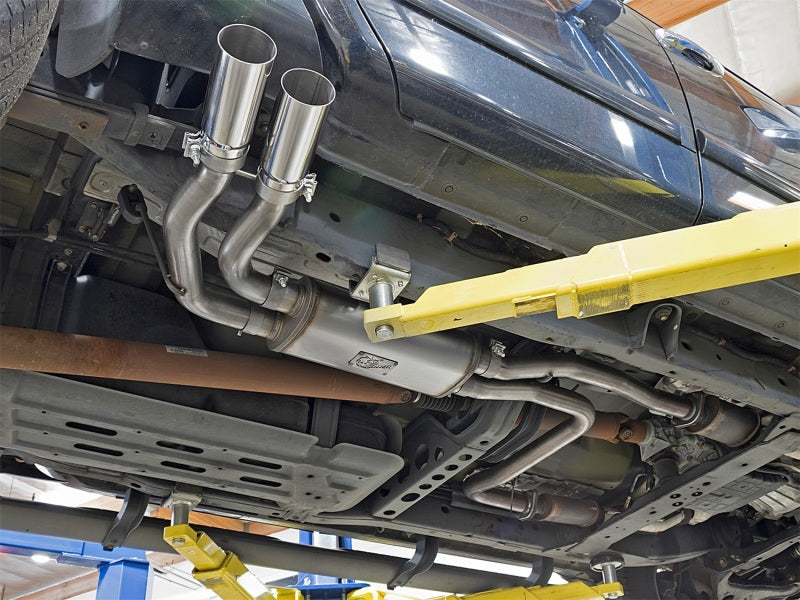 aFe Rebel Series 3 Inch SS Cat-Back Exhaust System with Polished Tip 04-15 Nissan Titan V8 5.6L