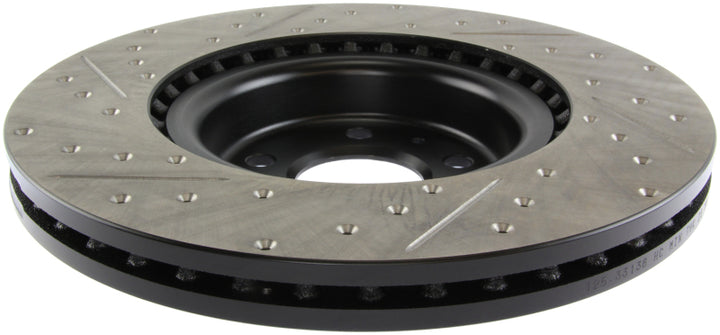 Stoptech Slotted & Drilled Sport Brake Rotor for Audi A5 A6 A7 Q5 Q7 S4 S5 Macan - OneFastShop
