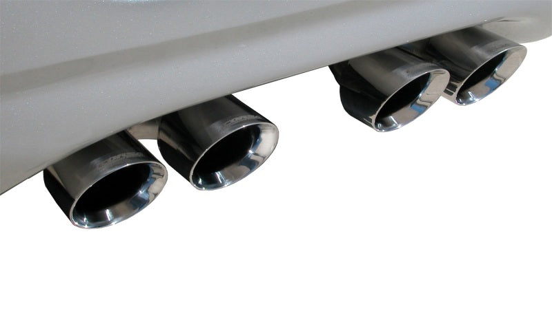Corsa Polished Sport Axle-Back Exhaust for Chevrolet Corvette C5 Z06 5.7L V8 - 1997-2004